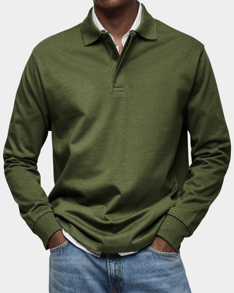 Beeckhoven™ | Casual Poloshirt Met Lange Mouwen
