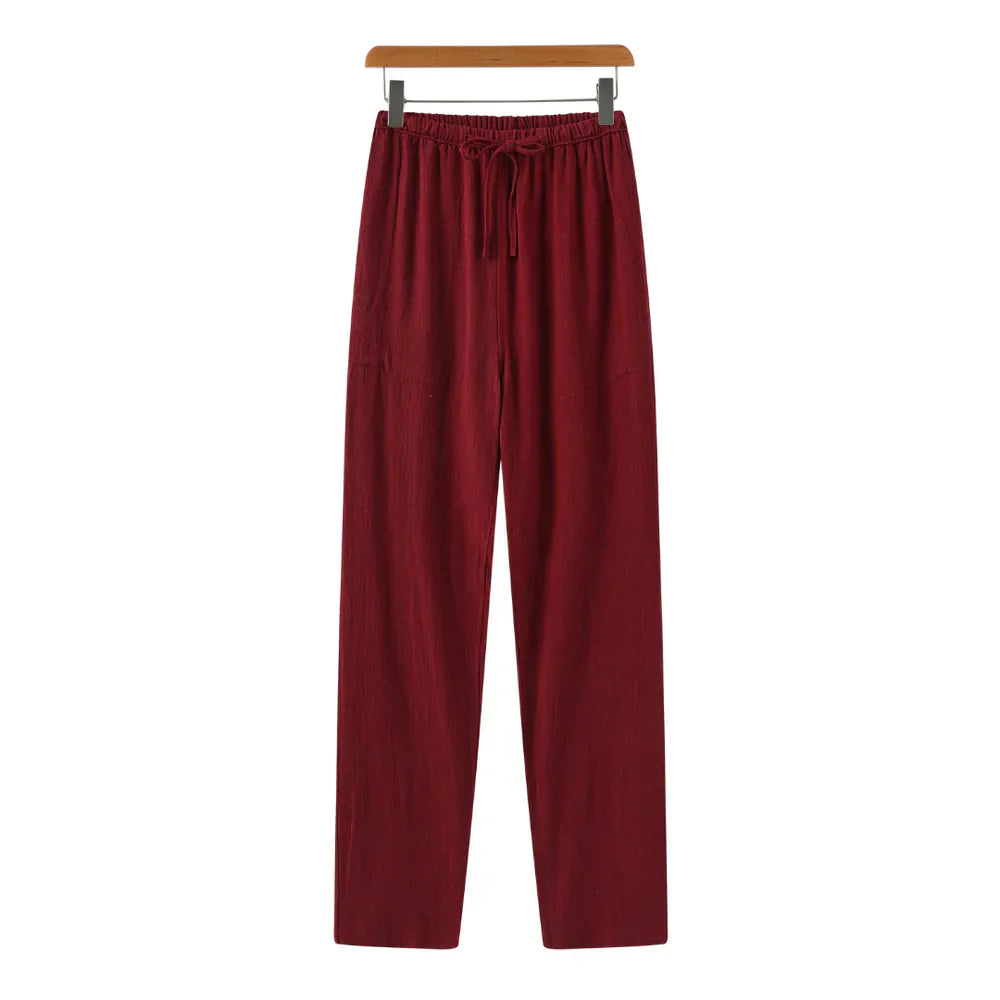 Linnen Slim Fit Pantalon