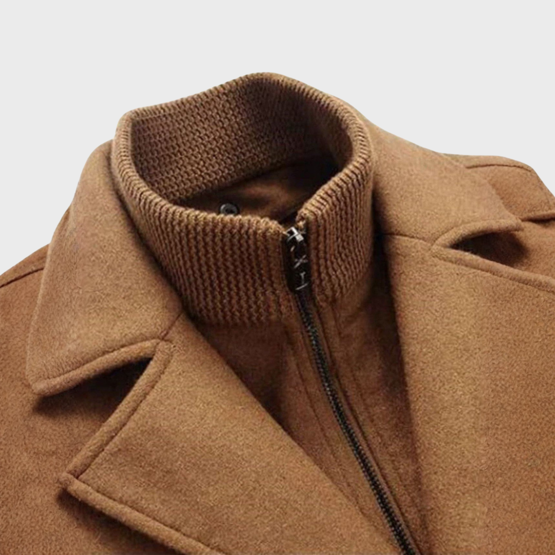 Beeckhoven™ | Luxe Wollen Herenjas – Klassiek & Warm
