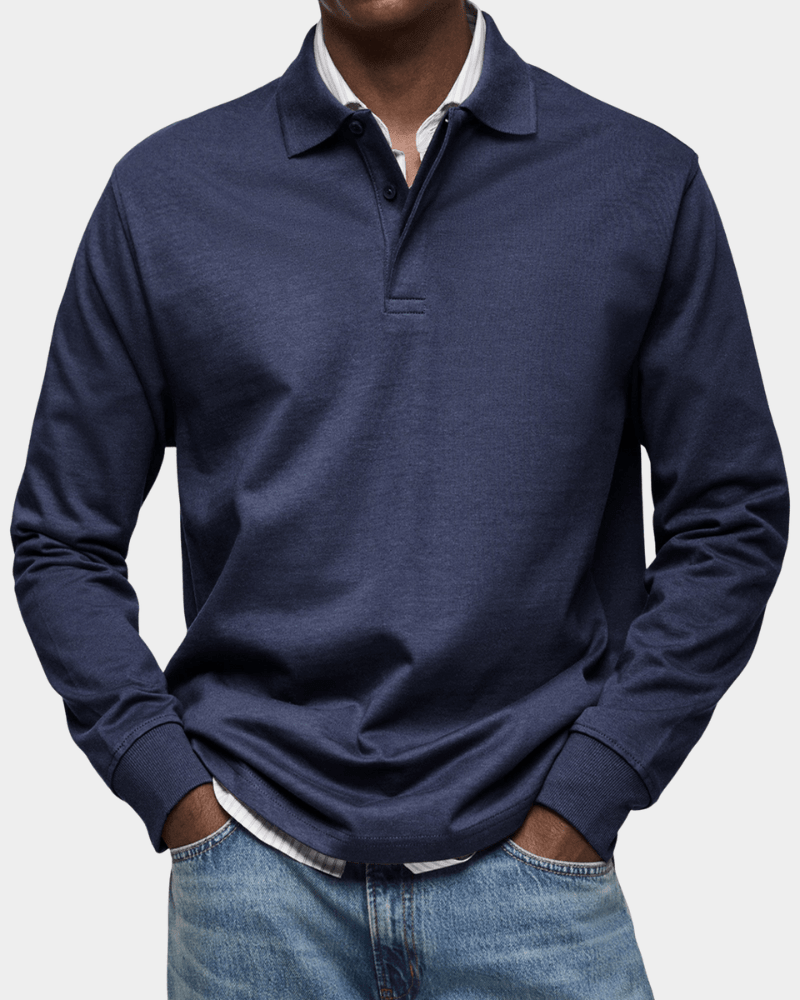 Beeckhoven™ | Casual Poloshirt Met Lange Mouwen