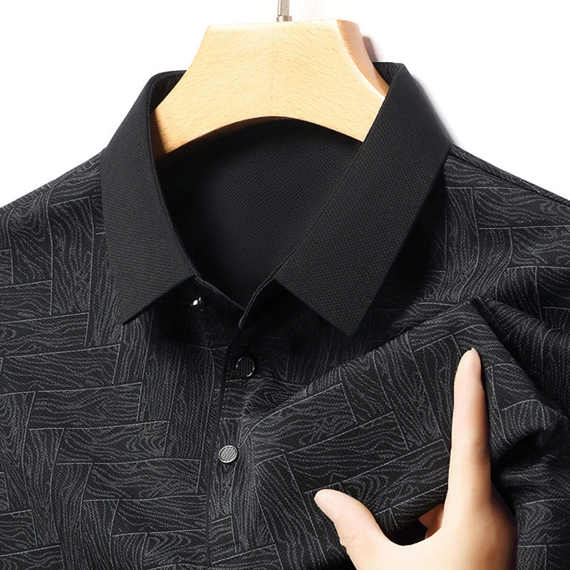 Beeckhoven™ | Stijlvolle Heren Polo met Subtiel Patroon