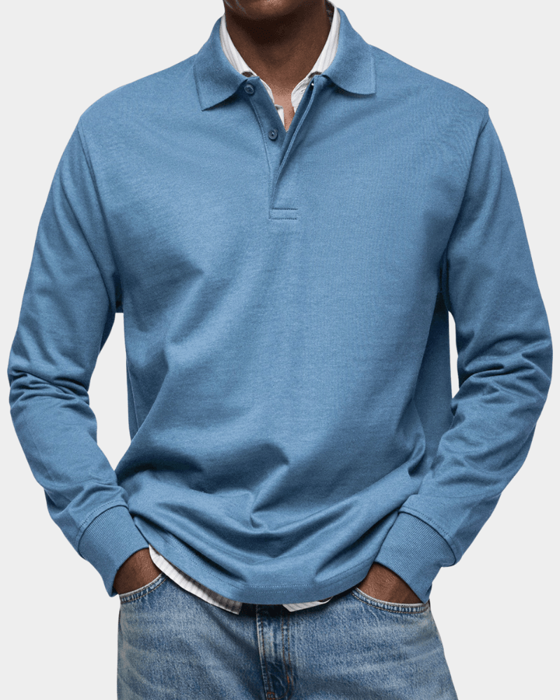 Beeckhoven™ | Casual Poloshirt Met Lange Mouwen