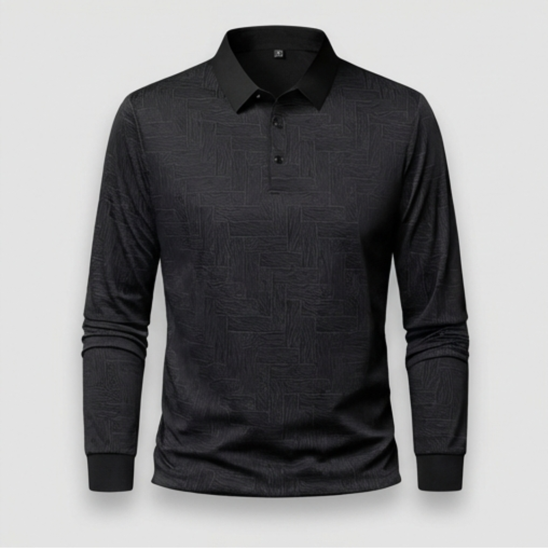 Beeckhoven™ | Luxe Poloshirt Met Lange Mouwen