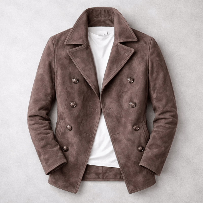 Beeckhoven™ | Elegante Suede Herenjas