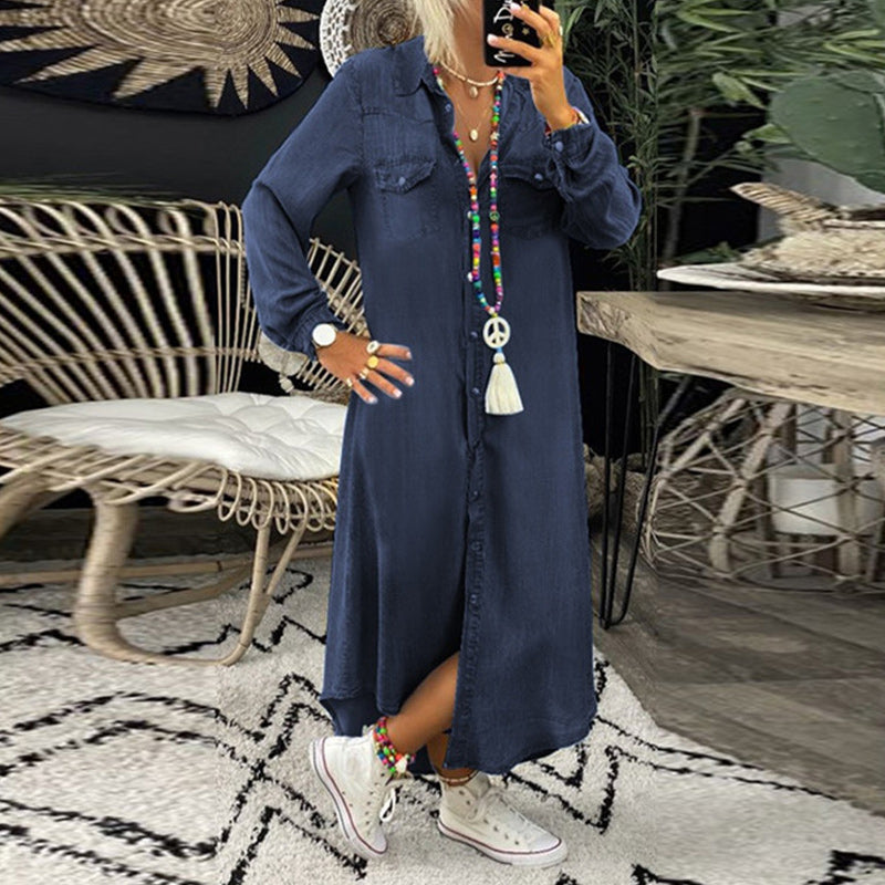 Beeckhoven™ | Maxi-jurk met lange mouwen