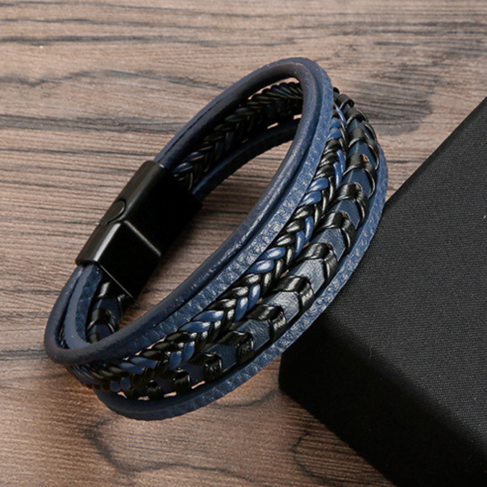 Lederen Herenarmband – robuust, stijlvol en tijdloos (1+1 GRATIS)