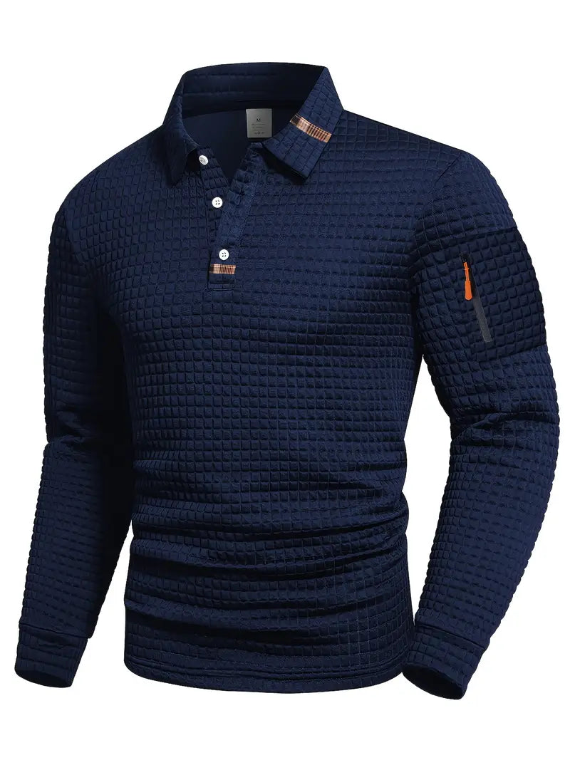 Beeckhoven™ | Geruit Poloshirt Met Rits