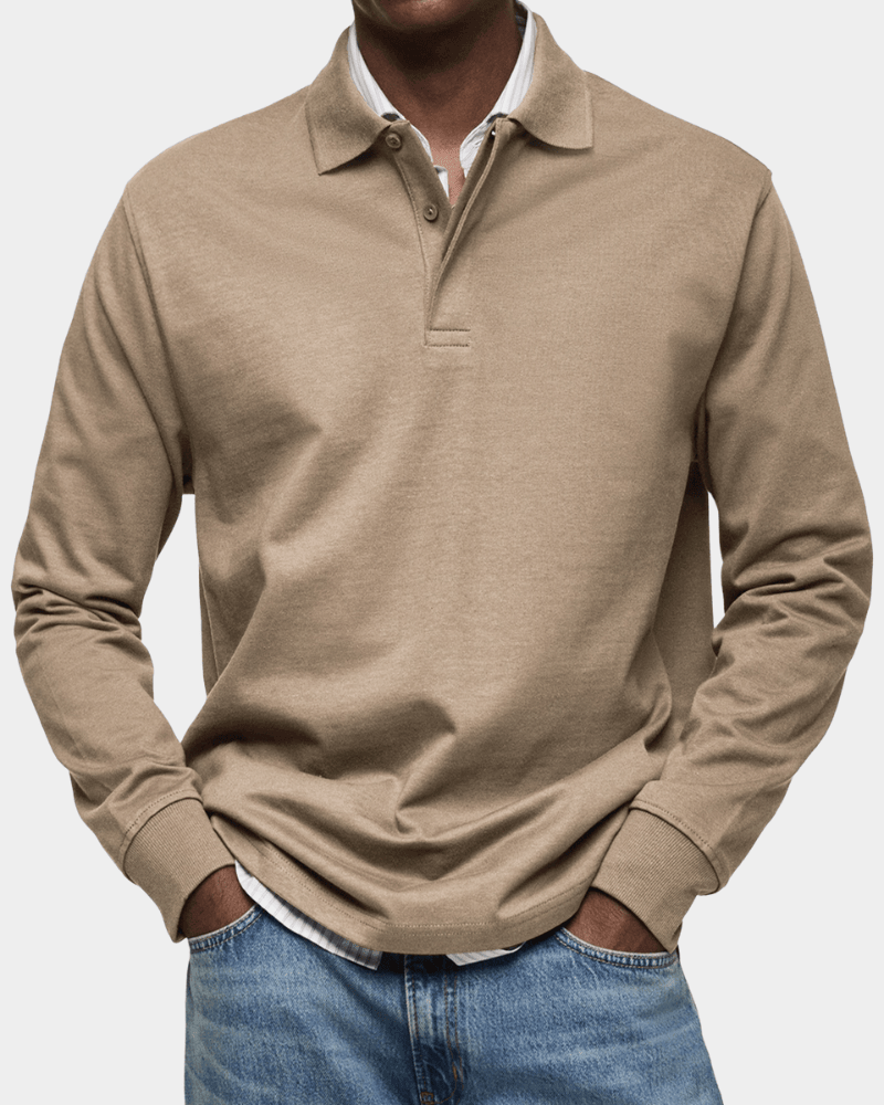 Beeckhoven™ | Casual Poloshirt Met Lange Mouwen