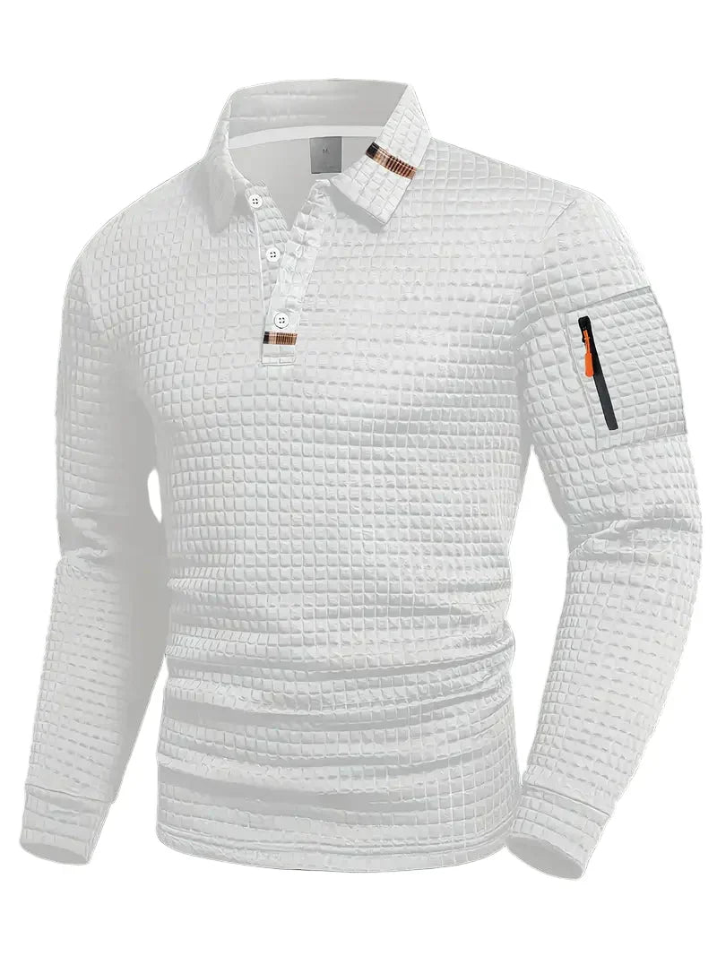 Beeckhoven™ | Geruit Poloshirt Met Rits
