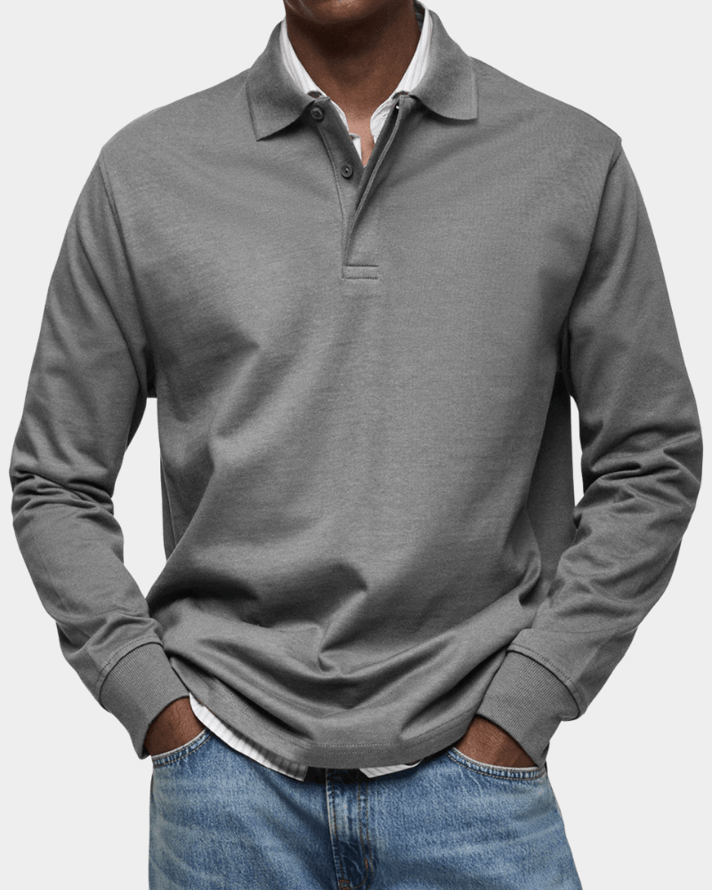 Beeckhoven™ | Casual Poloshirt Met Lange Mouwen