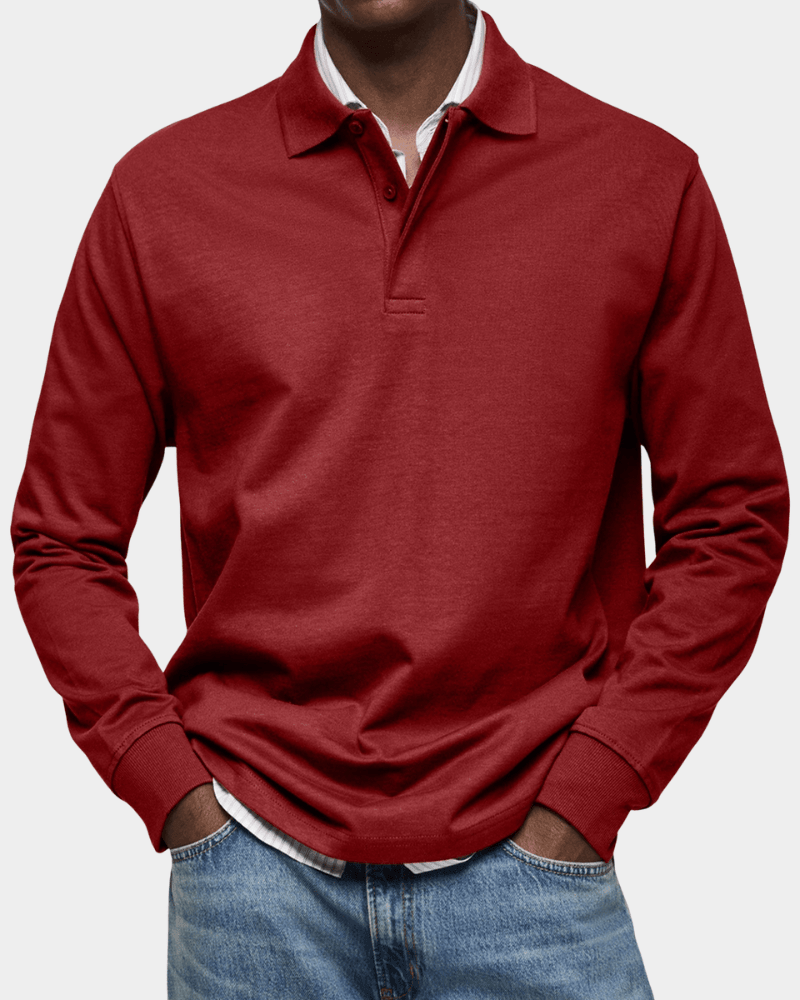Beeckhoven™ | Casual Poloshirt Met Lange Mouwen