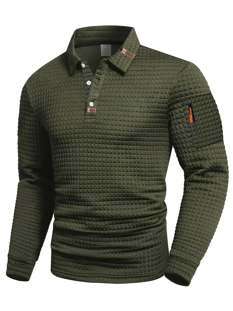 Beeckhoven™ | Geruit Poloshirt Met Rits
