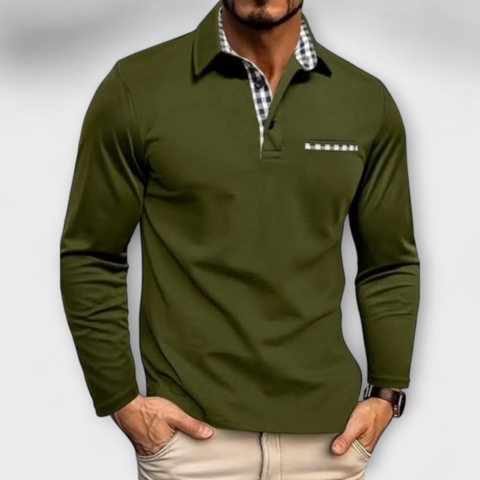 Beeckhoven™ | Klassiek Poloshirt Met Lange Mouwen