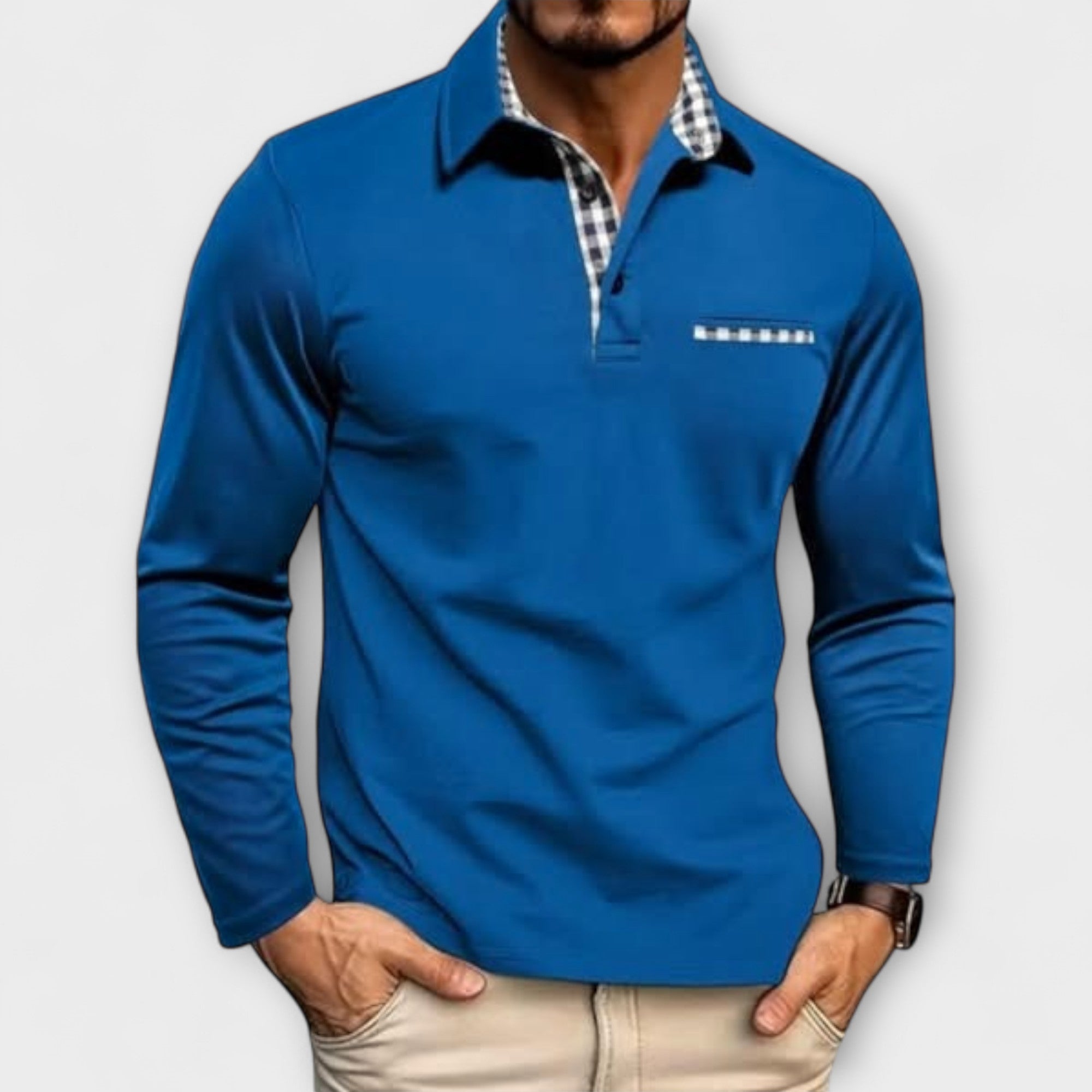 Beeckhoven™ | Klassiek Poloshirt Met Lange Mouwen