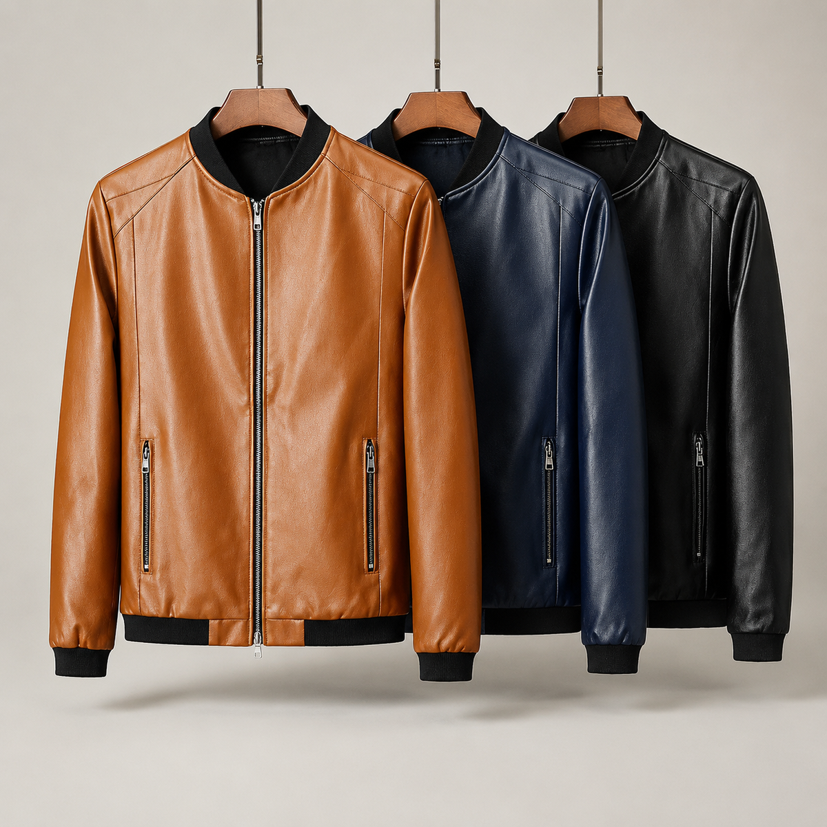 Beeckhoven™ | Klassiek Cognac Bomberjack