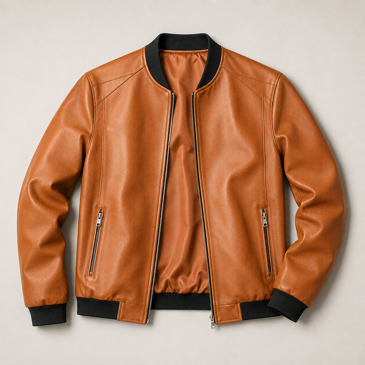 Beeckhoven™ | Klassiek Cognac Bomberjack