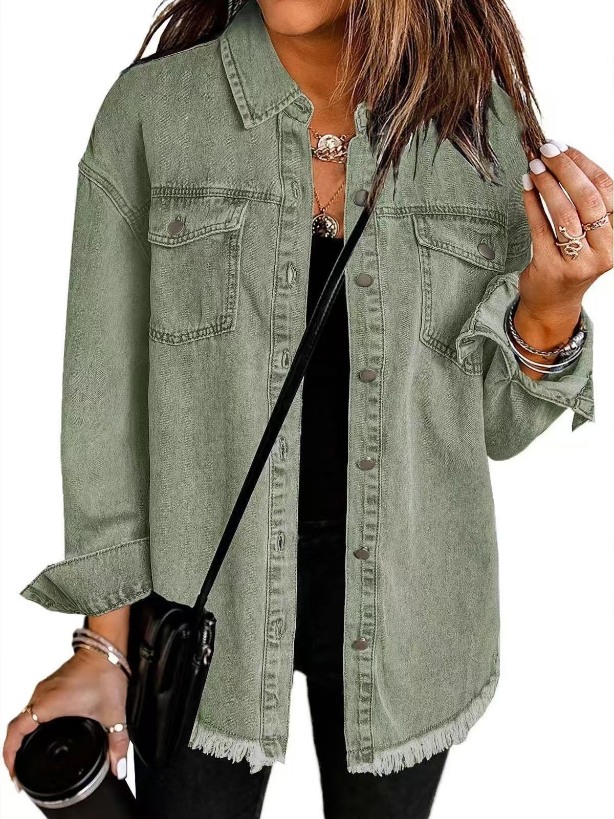 Beeckhoven™ | Stijlvolle Denim Jas Voor Dames