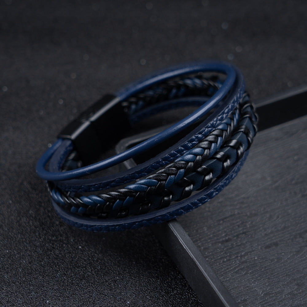 Lederen Herenarmband – robuust, stijlvol en tijdloos (1+1 GRATIS)