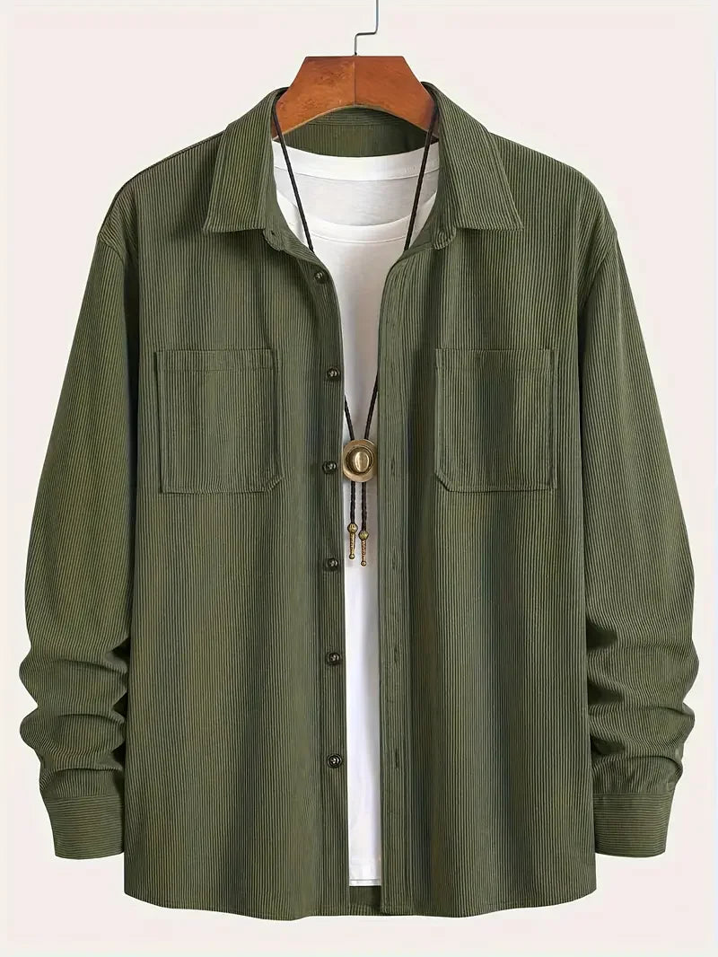 Beeckhoven™ | Corduroy Shirt Met Lange Mouwen