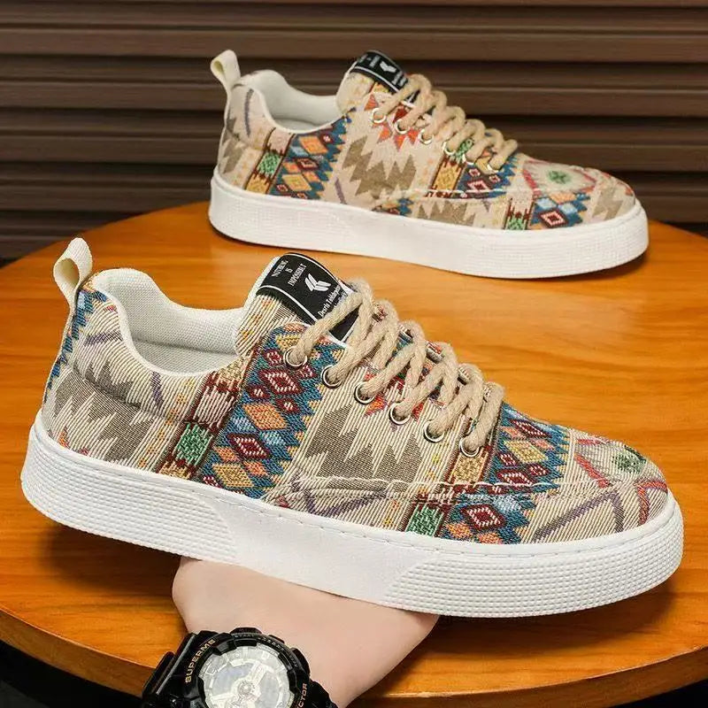 Beeckhoven ™ | Kleurrijke Retro Heren Sneakers