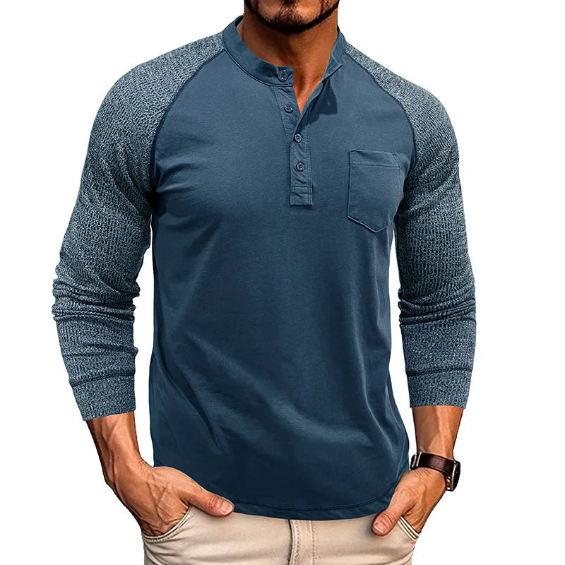 Beeckhoven™ | Henley Shirt Met Lange Mouwen