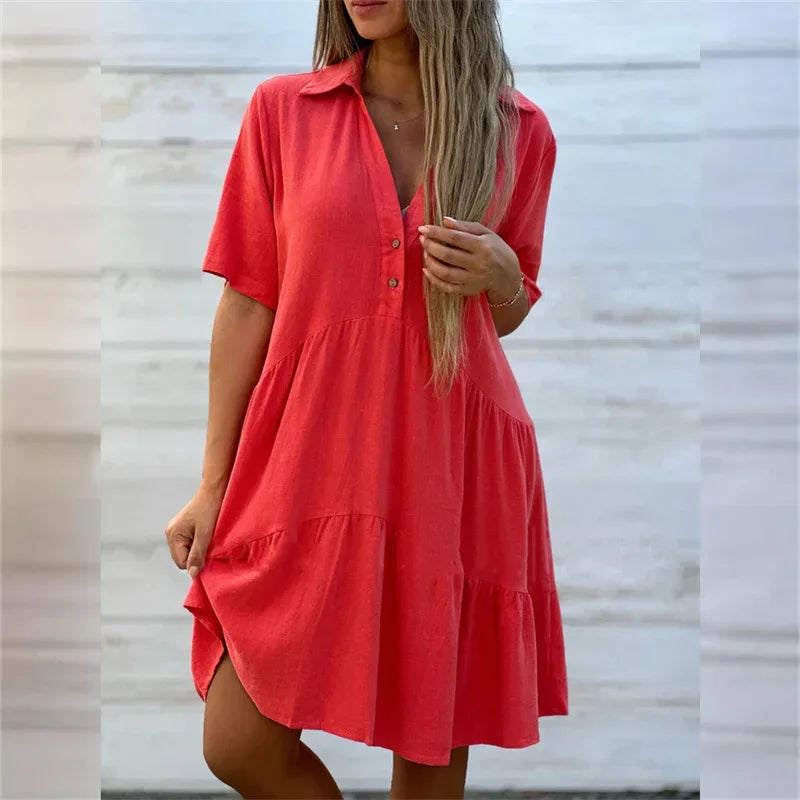 Beeckhoven ™ | Elegante Damesjurk Met V-Hals