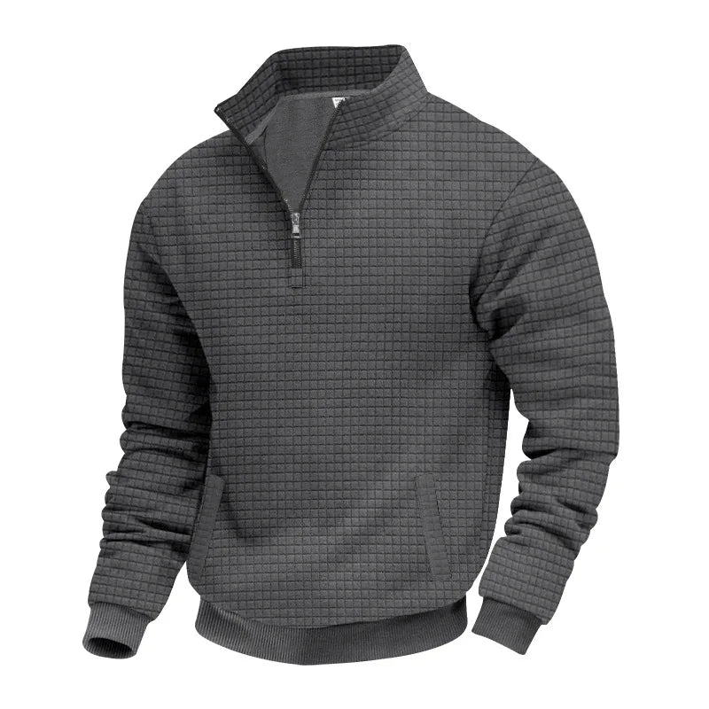 Beeckhoven™ | Mannen Sweatshirt Met Wafelpatroon