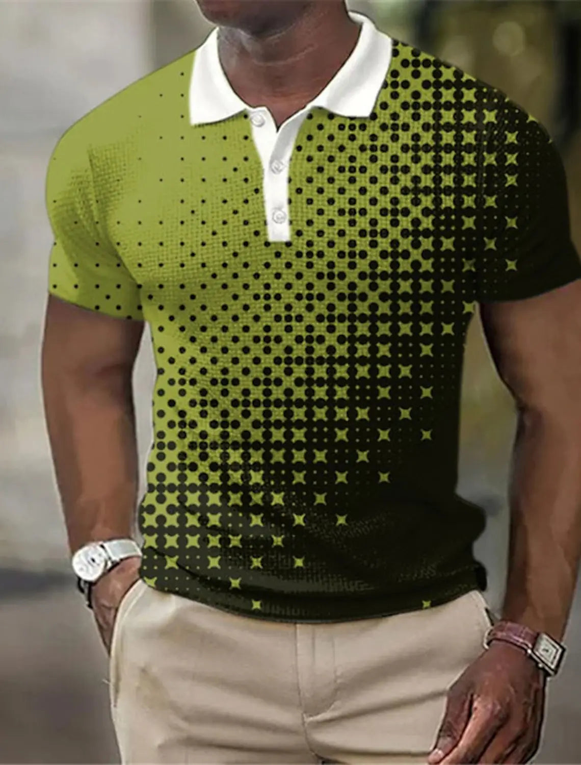 Beeckhoven ™ | Poloshirt Met Sterrenpatroon