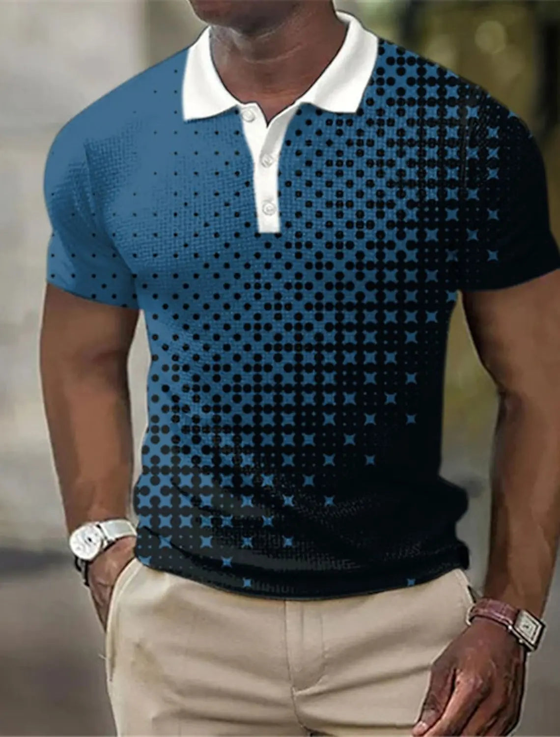 Beeckhoven ™ | Poloshirt Met Sterrenpatroon