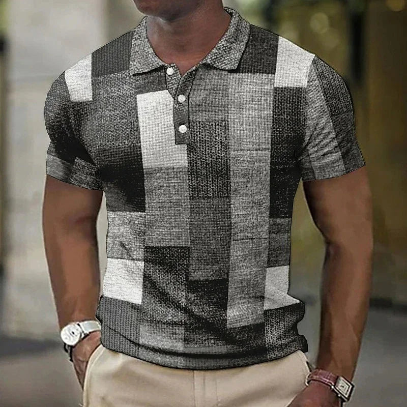 Beeckhoven ™ | Stijlvol Poloshirt Met Ruitjesprint
