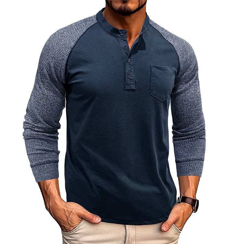Beeckhoven™ | Henley Shirt Met Lange Mouwen