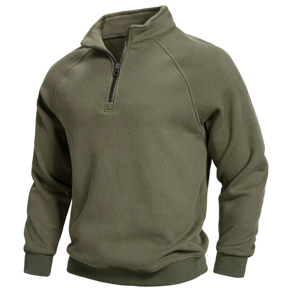 Beeckhoven™ | Gevoerd Heren Sweatshirt Met Rits