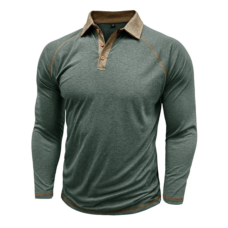 Beeckhoven™ | Vintage Poloshirt Met Lange Mouwen