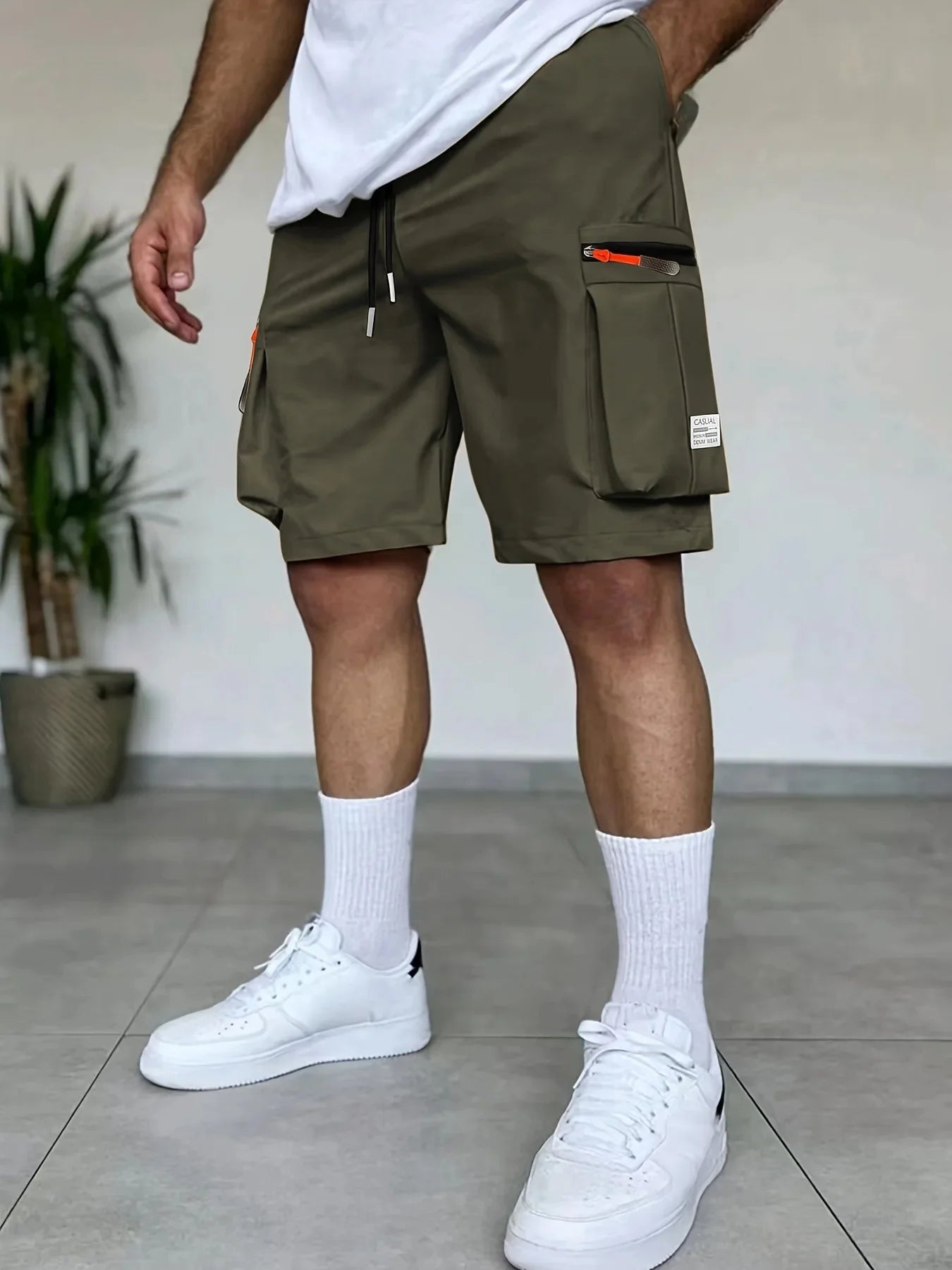 Beeckhoven™ | Cargo Stretch Jogger Short voor Heren