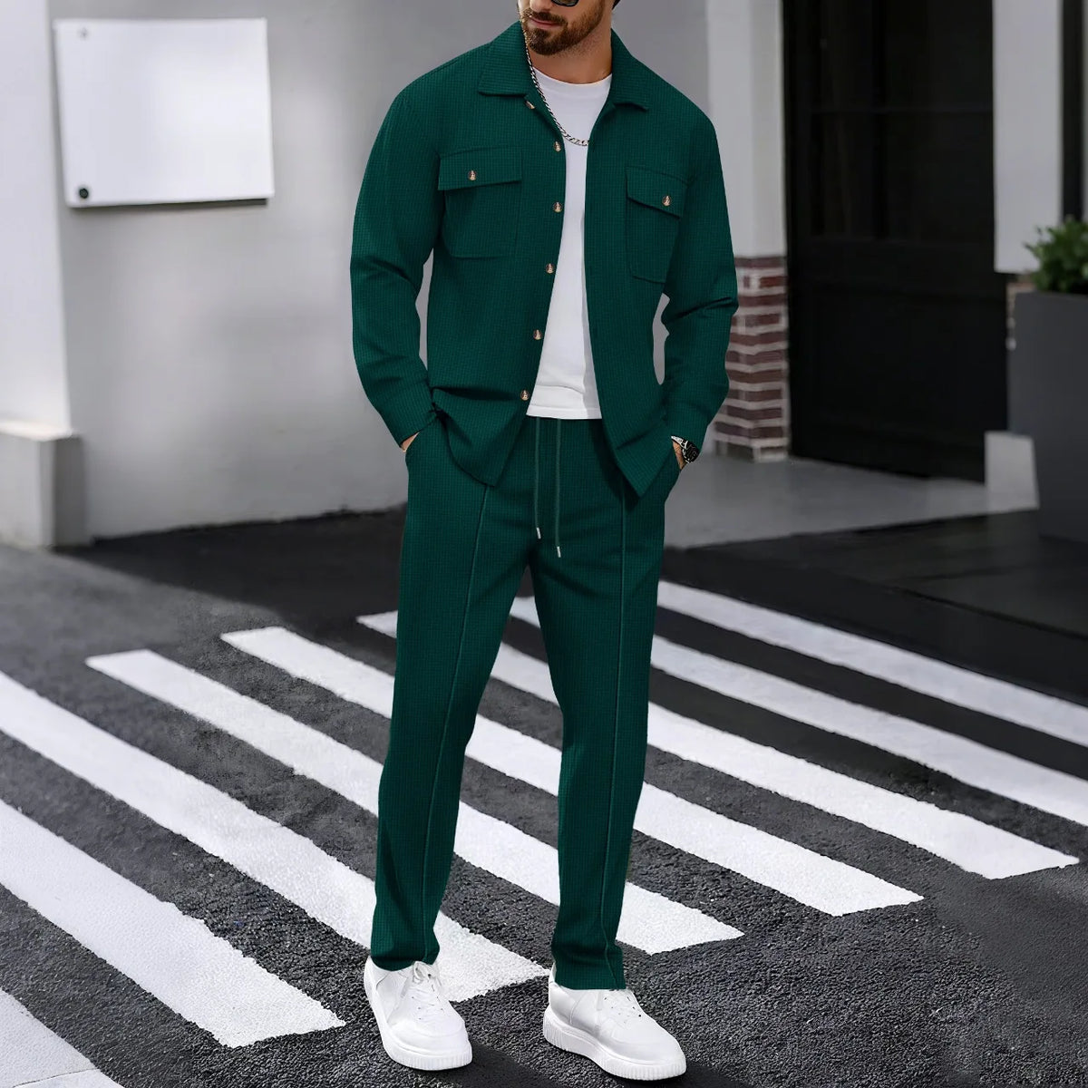 Beeckhoven™ | Casual Heren Set – Snel Aangetrokken, Altijd Verzorgd