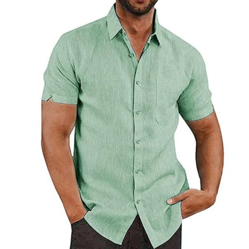 Beeckhoven™ | Ademend Linnen Heren Shirt