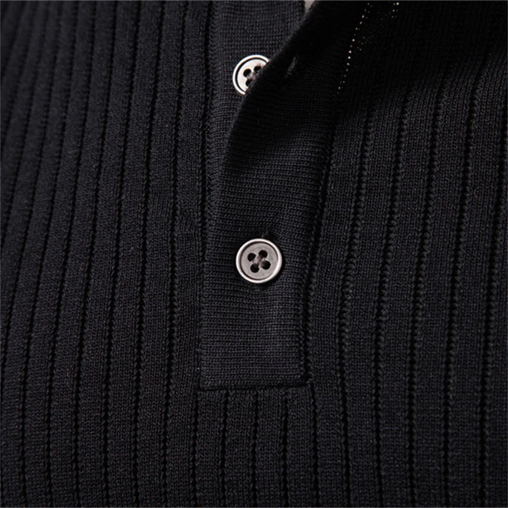 Beeckhoven™ | Casual Winter Poloshirt Met Knopen