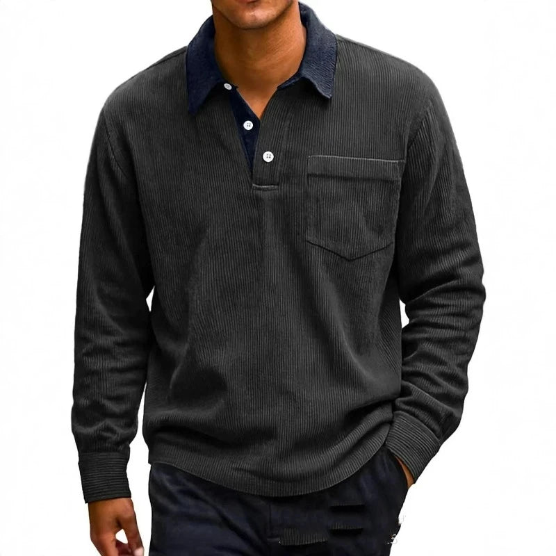 Beeckhoven™ | Stijlvolle Corduroy Polosweater