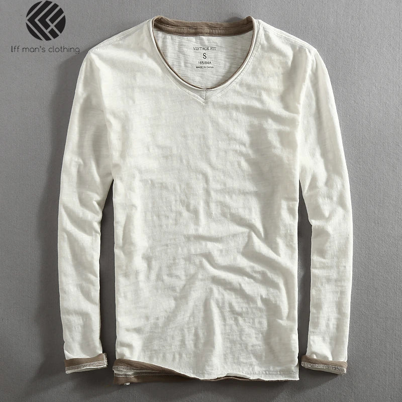 Beeckhoven™ | Katoenen Mannen Shirt Met Lange Mouwen