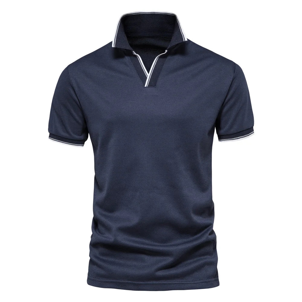 Beeckhoven™ | Heren Polo Met V-hals