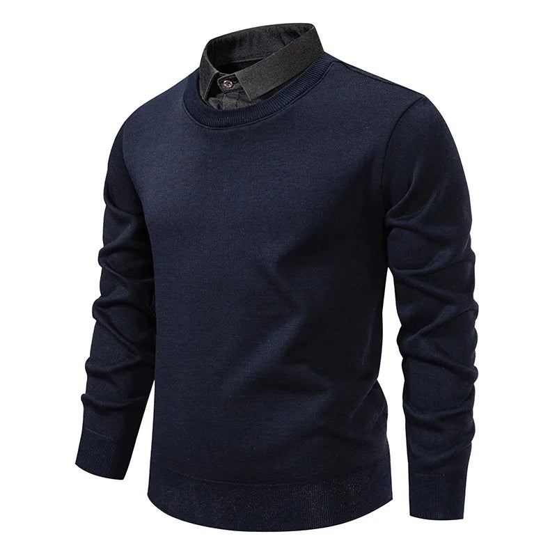 Beeckhoven™ | Casual Trui Met Overhemdkraag