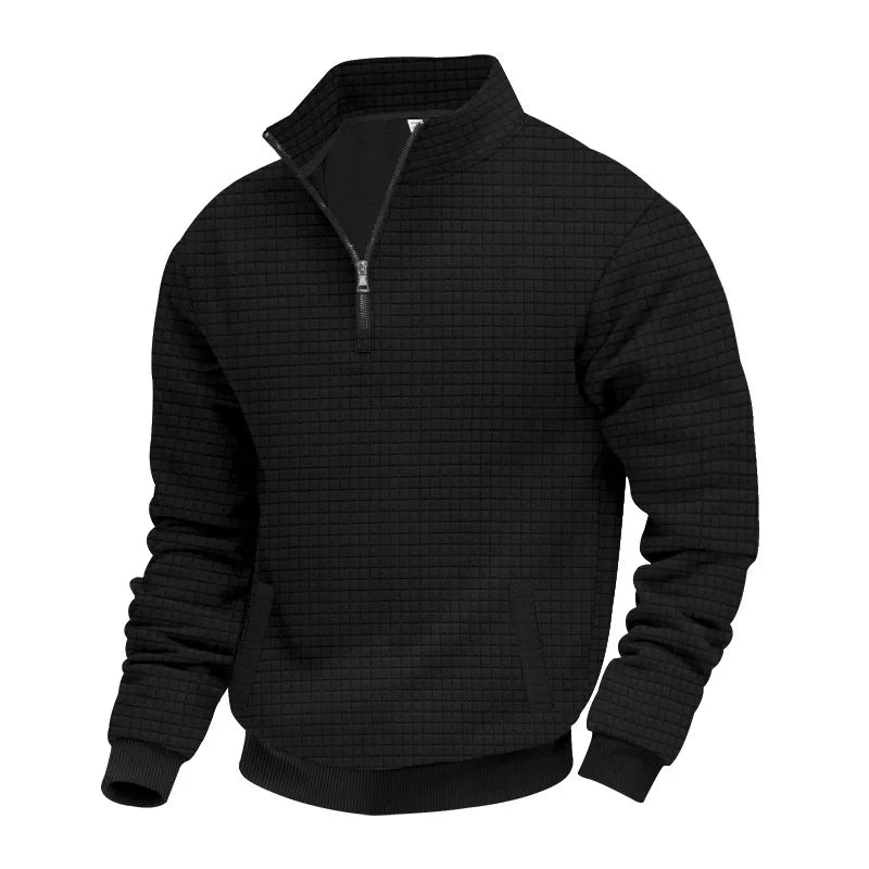 Beeckhoven™ | Mannen Sweatshirt Met Wafelpatroon