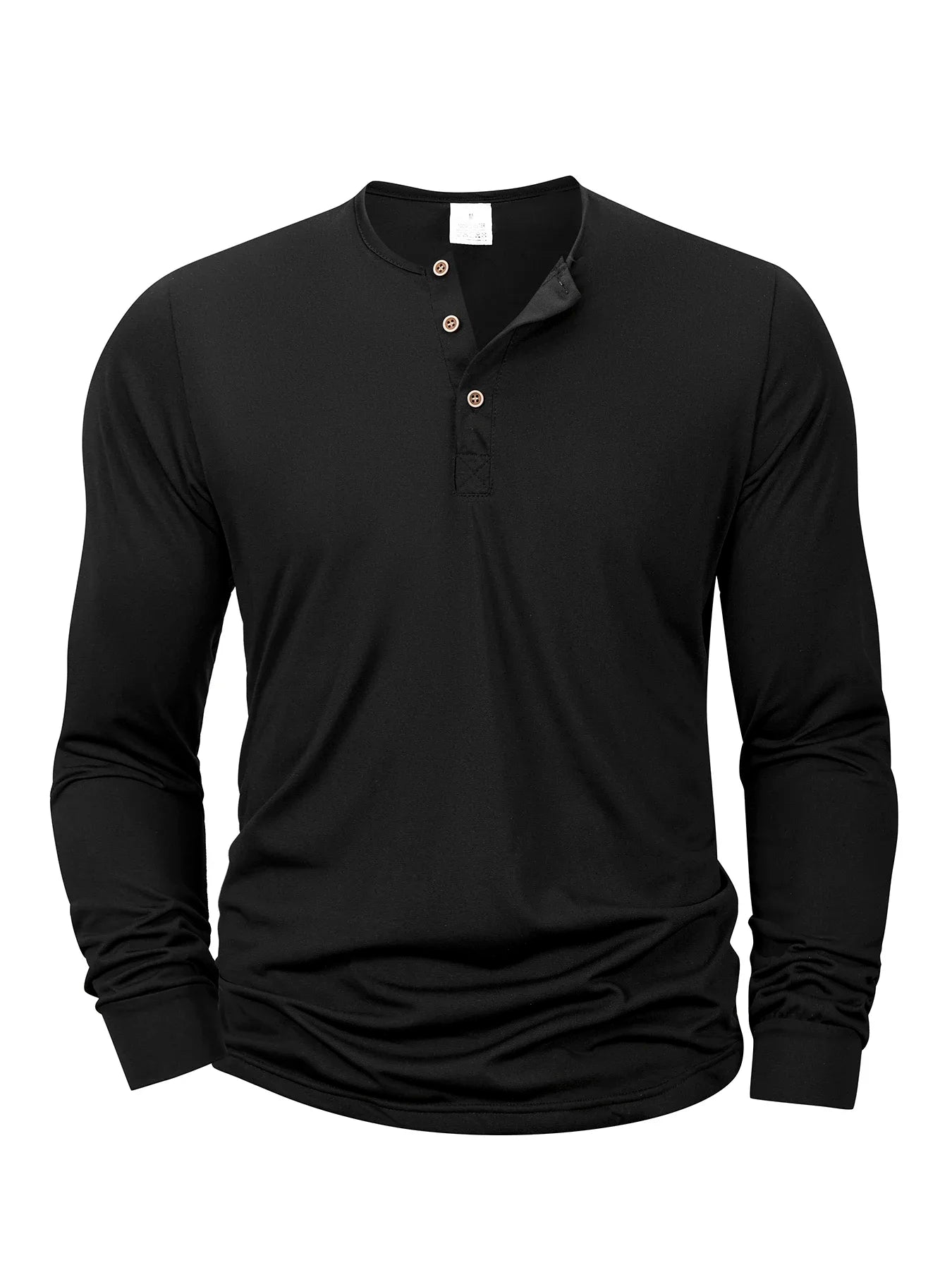 Beeckhoven™ | Heren T-shirt Met Henley Hals