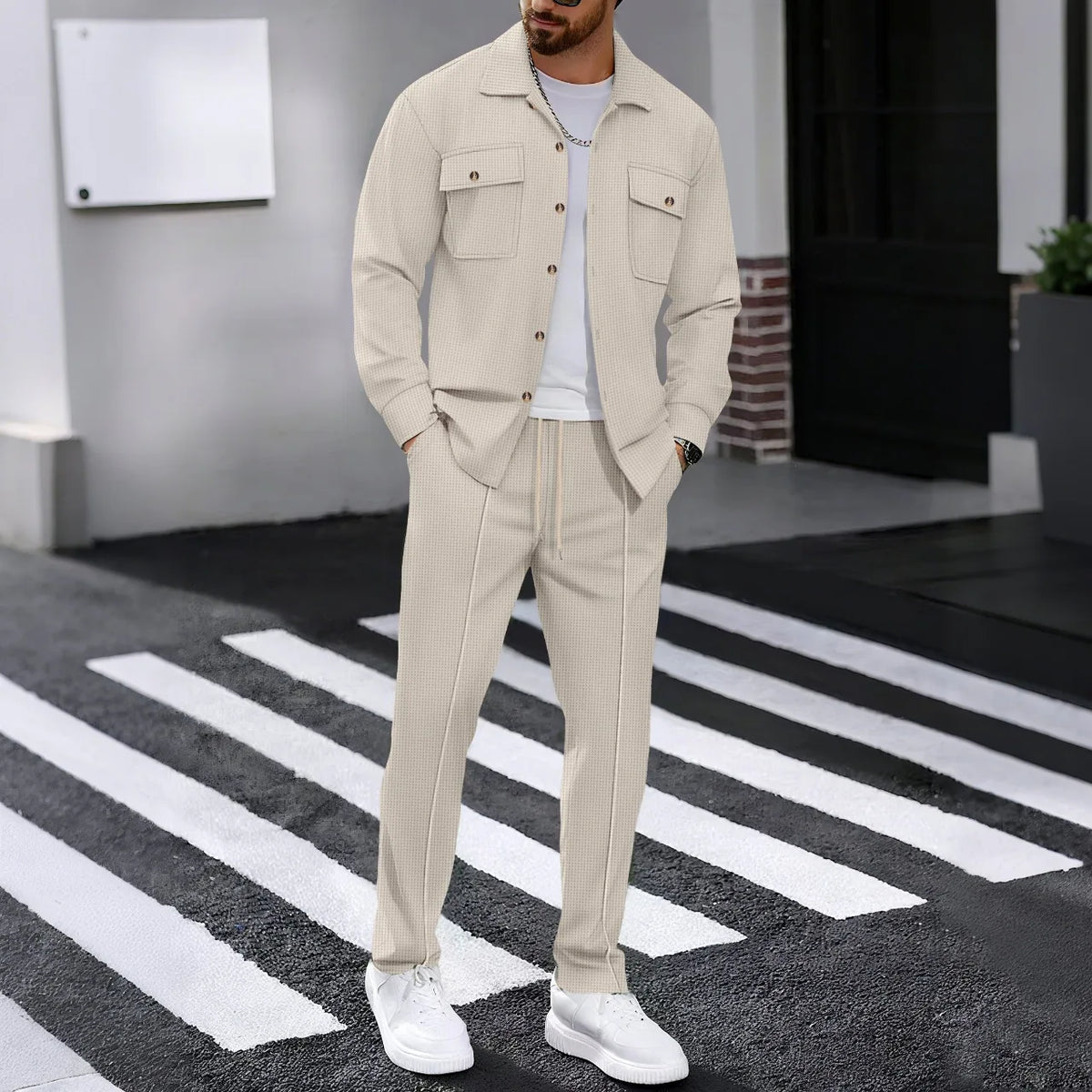 Beeckhoven™ | Casual Heren Set – Snel Aangetrokken, Altijd Verzorgd