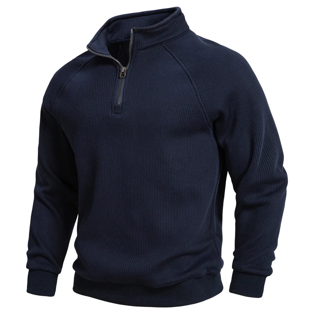 Beeckhoven™ | Gevoerd Heren Sweatshirt Met Rits