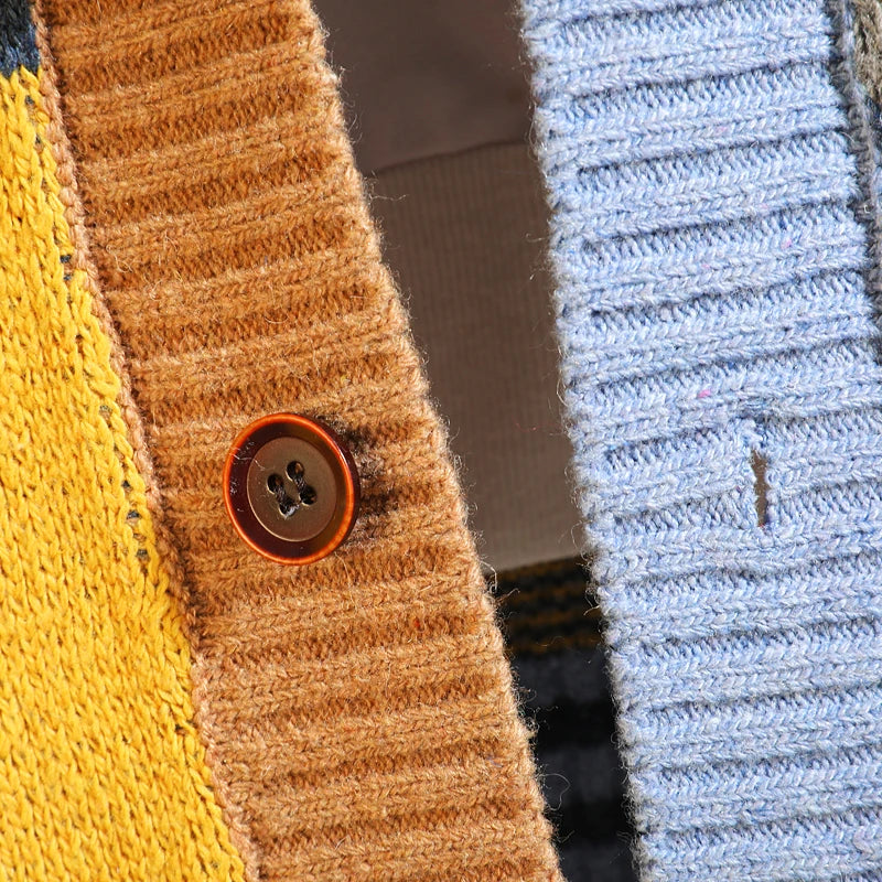 Beeckhoven™ | Kleurrijke Retro Cardigan