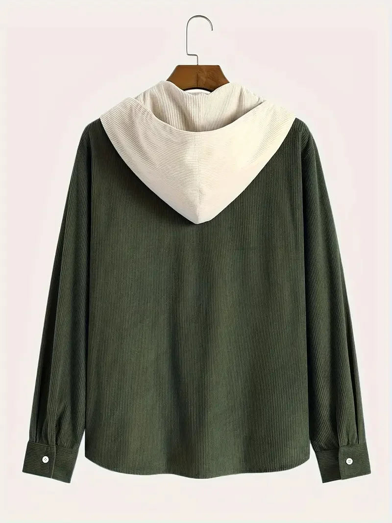 Beeckhoven™ | Comfortabel Corduroy Vest met Capuchon