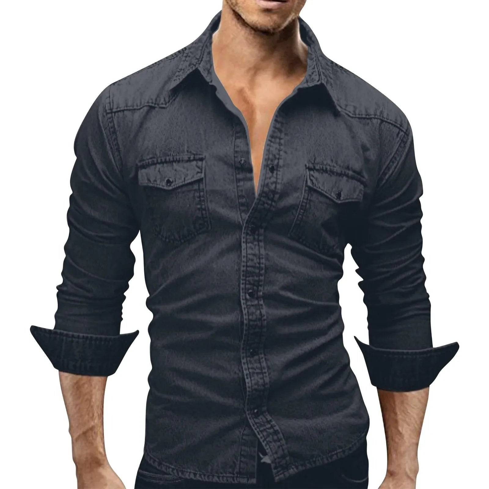 Beeckhoven™ | Stoer Heren Denim Shirt