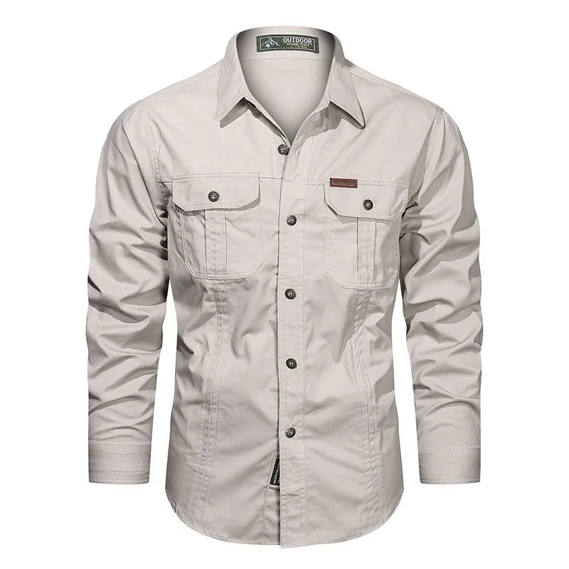 Beeckhoven™ | Katoenen Shirt Met Lange Mouwen