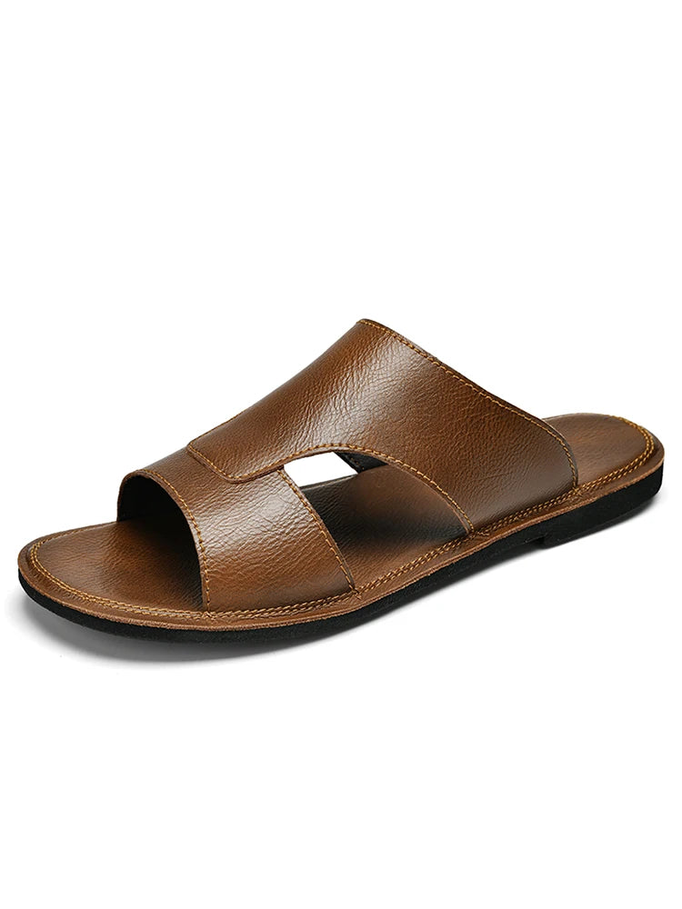 Beeckhoven™ | Lederen Heren Slippers